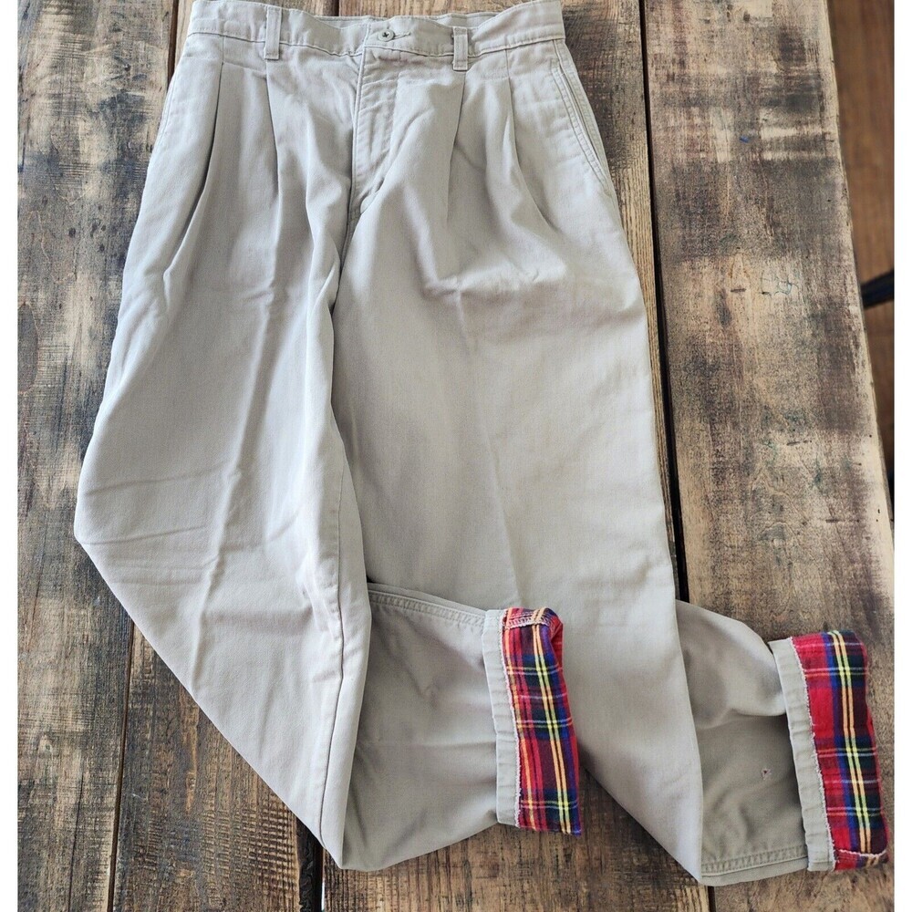 L L Bean Women’s Vintage Chino Pants Size 10 Rangeley High Rise Pants USA